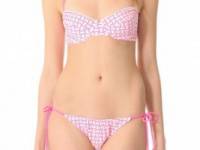 Shoshanna Moroccan Tile Halter Bikini Top