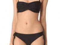 Shoshanna Twist Bandeau Bikini Top