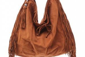 Simone Camille Crescent Nubuck Bag