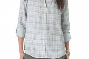 Soft Joie Onyx Button Down Blouse