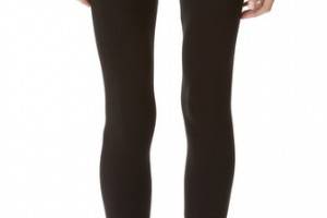 SOLOW Contrast Lace Up Leggings