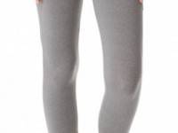 SOLOW Cropped Leggings with Mesh