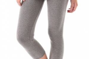 SOLOW Fold Over Cropped Leggings