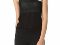 SOLOW One Shoulder Mesh Tank