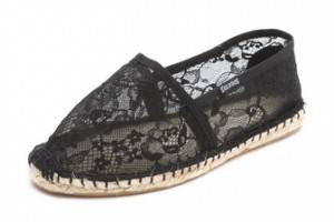 Soludos Lace Flower Espadrilles