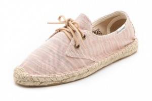 Soludos Linen Derby Flats