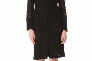 Sonia Rykiel Long Sleeve Lace Dress