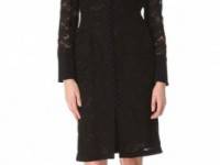 Sonia Rykiel Long Sleeve Lace Dress