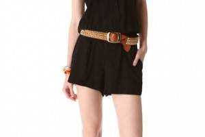 Splendid Collared Romper