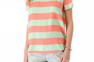 Splendid Magnolia Stripe Tee