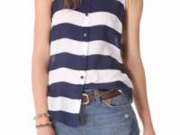 Splendid Magnolia Stripe Top