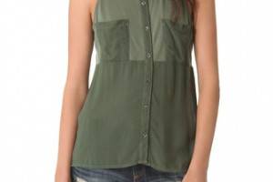 Splendid Shirting Sleeveless Top