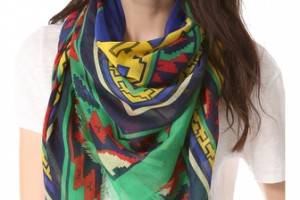 Spun Scarves by Subtle Luxury Geometric Scarf