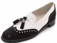 Stuart Weitzman Guything Two Tone Loafers