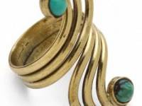 SunaharA Malibu Turquoise Double Mid Knuckle Ring