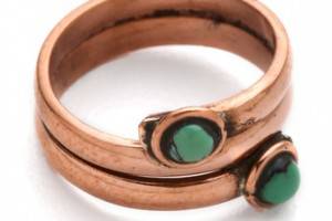 SunaharA Malibu Turquoise Mid Knuckle Ring