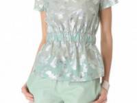 SUNO Cinched Waist Top