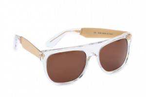 Super Sunglasses Crystal Francis Flat Top Sunglasses