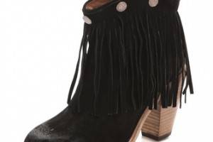 Swildens Izie Fringe Booties