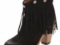 Swildens Izie Fringe Booties