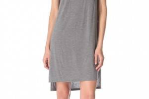 T by Alexander Wang Classic Boat Neck Dress with Pocket