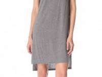 T by Alexander Wang Classic Boat Neck Dress with Pocket
