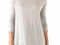 T by Alexander Wang Classic Long Sleeve Pocket Tee