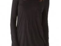 T by Alexander Wang Classic Long Sleeve Tee with Pocket