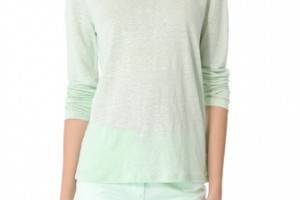 T by Alexander Wang Linen Texture Tee