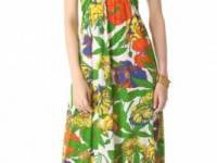 Tbags Los Angeles Bright Maxi Dress