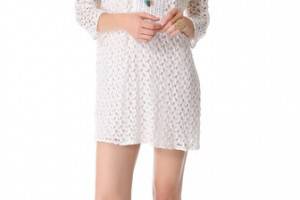 Tbags Los Angeles Crochet Mini Dress