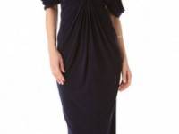 Tbags Los Angeles Draped Maxi Dress