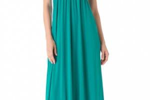 Tbags Los Angeles Embellished Bib Maxi Dress