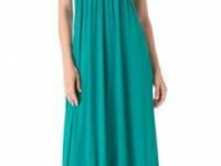 Tbags Los Angeles Embellished Bib Maxi Dress