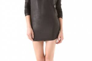 Tbags Los Angeles Faux Leather Dress