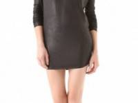 Tbags Los Angeles Faux Leather Dress