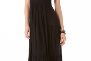 Tbags Los Angeles Halter Maxi Dress