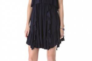 Tbags Los Angeles Ruffled Dress