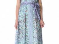 Temperley London Long Leopard Tile Dress