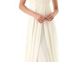 Temperley London Long Mirage Strapless Dress