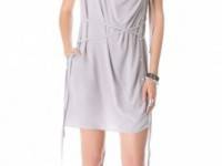 Tess Giberson Dress with Front Drape