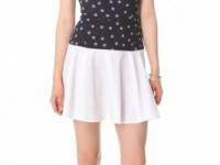 Thakoon Addition Dot Sweatshirt Tank Dress