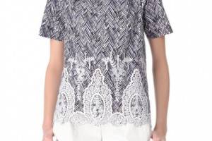 Thakoon Short Sleeve Top