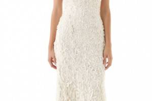 Theia Sleeveless Petal Gown