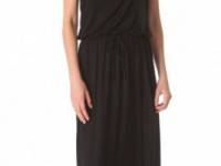 Three Dots Drawstring Maxi Dress