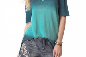 Three Dots Ombre Relaxed Tee