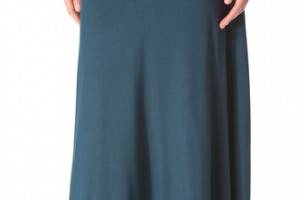 Three Dots Shirred Maxi Skirt / Dress