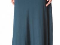 Three Dots Shirred Maxi Skirt / Dress