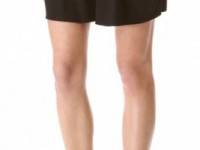 Three Dots Shorts with Elastic Shirring