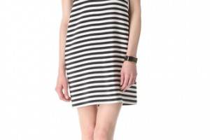 Tibi Claire Stripe Easy Dress